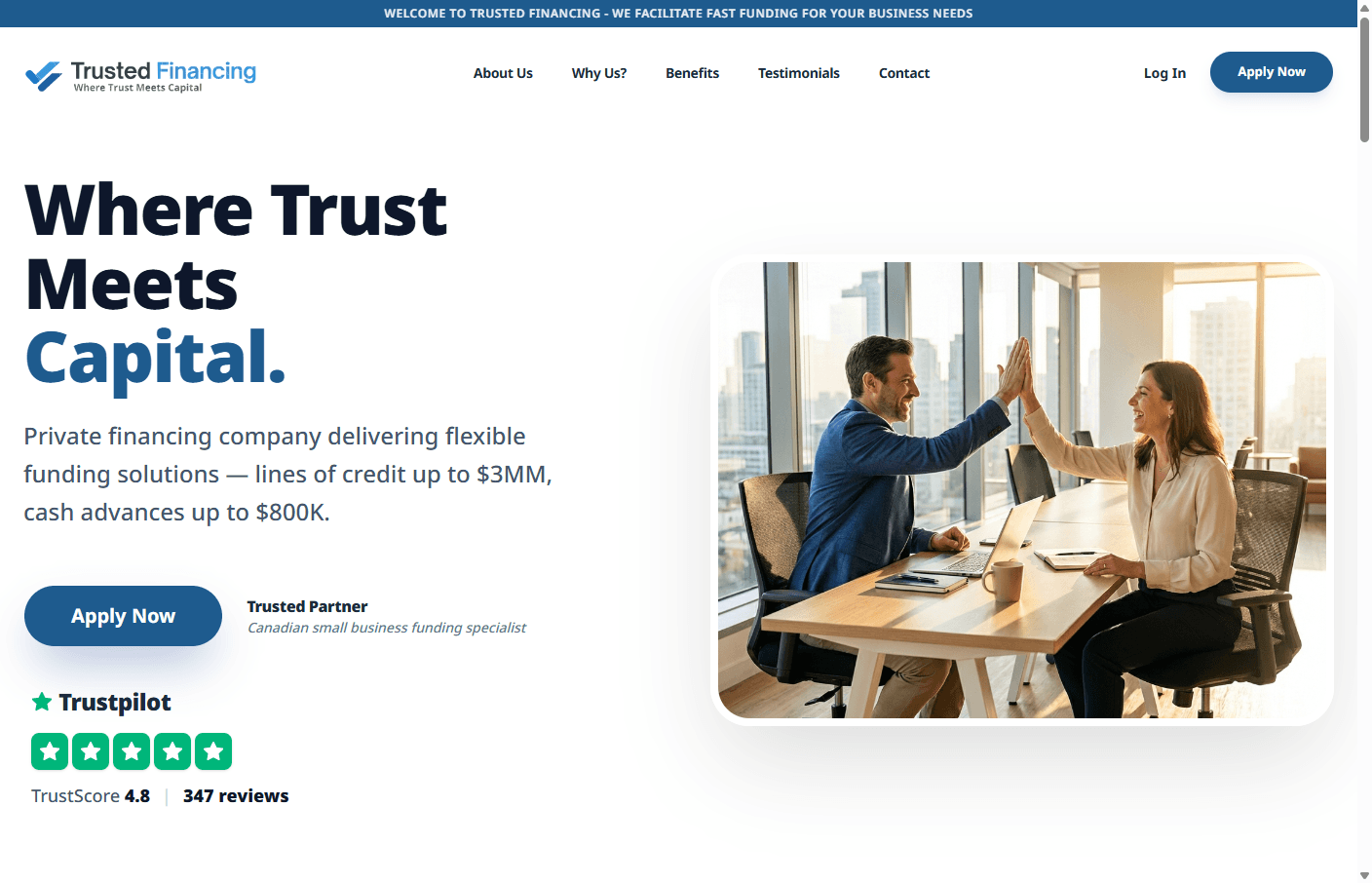Trusted Financing